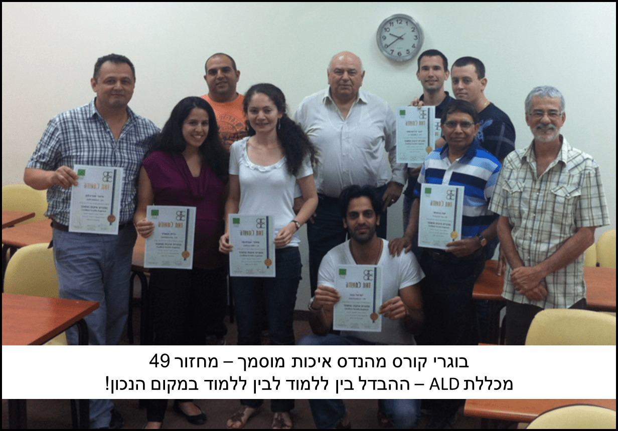 CQE 49 מהנדס איכות מוסמך